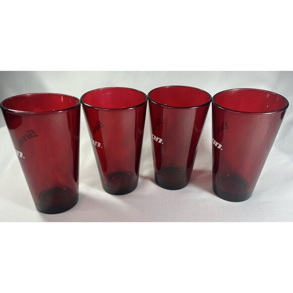 Snap-On Tools Red Pint Glasses Set of 4 - Picture 11 of 16